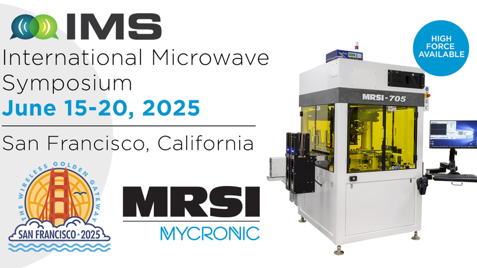 MRSI Mycronic International Microwave Symposium Banner Image