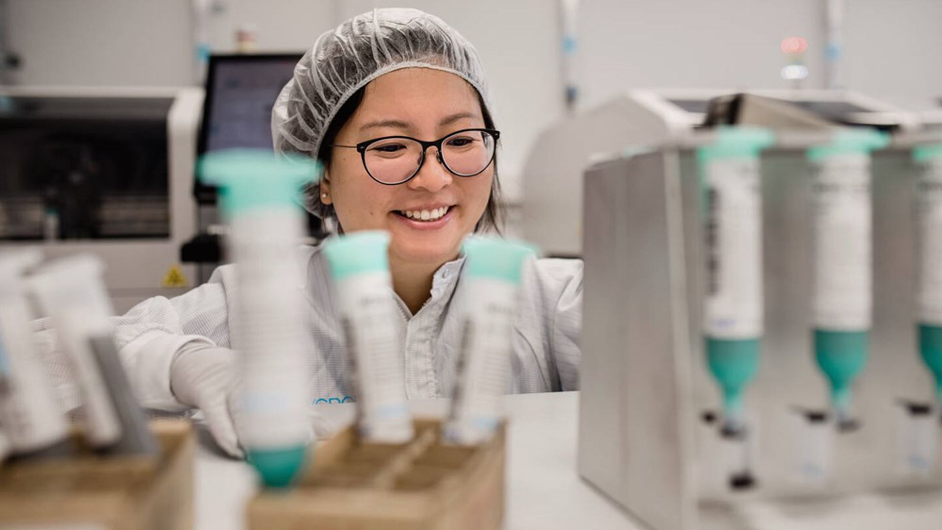 Female working in Täby, Sweden