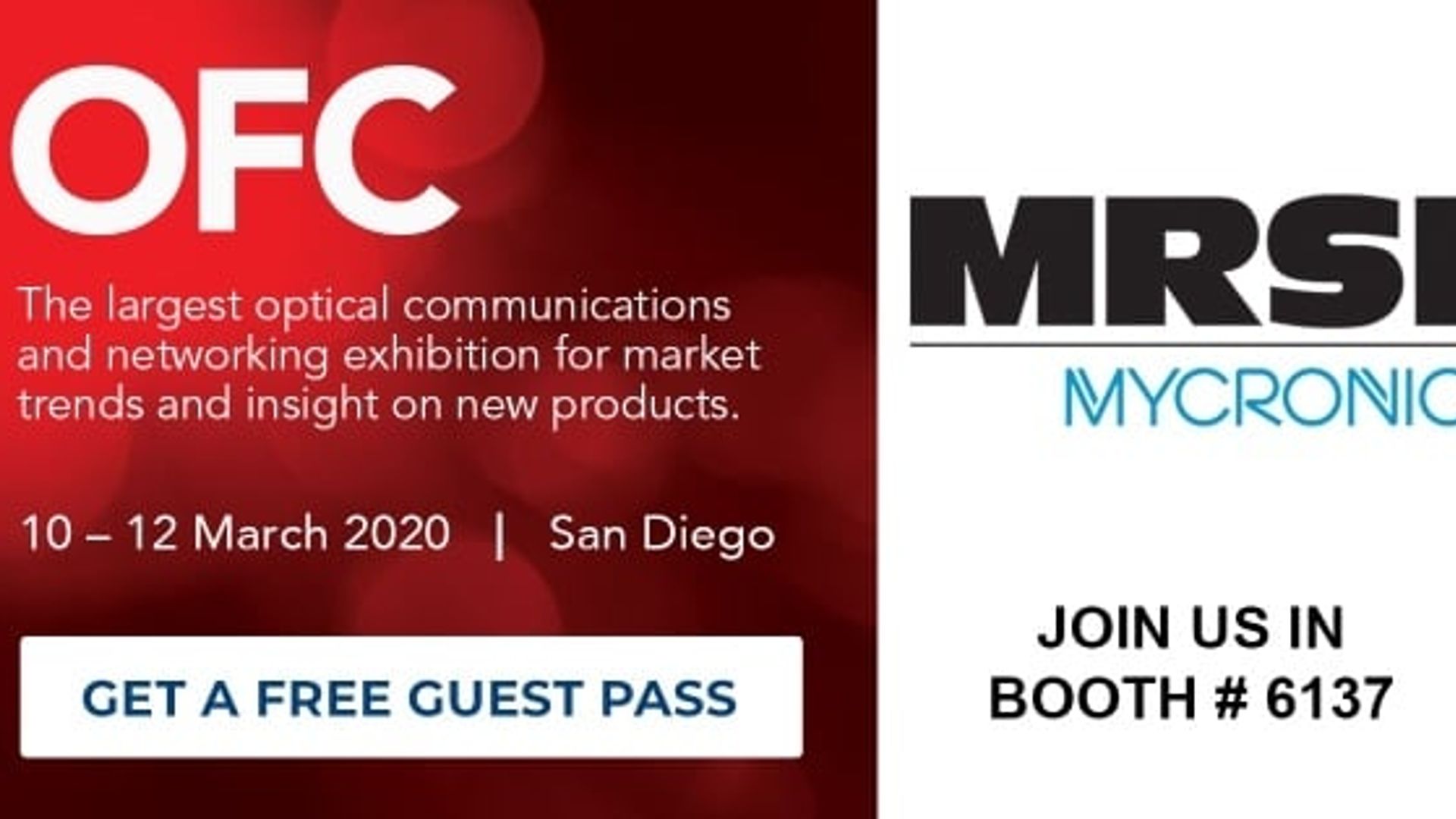 OFC 2020 MRSI Mycronic