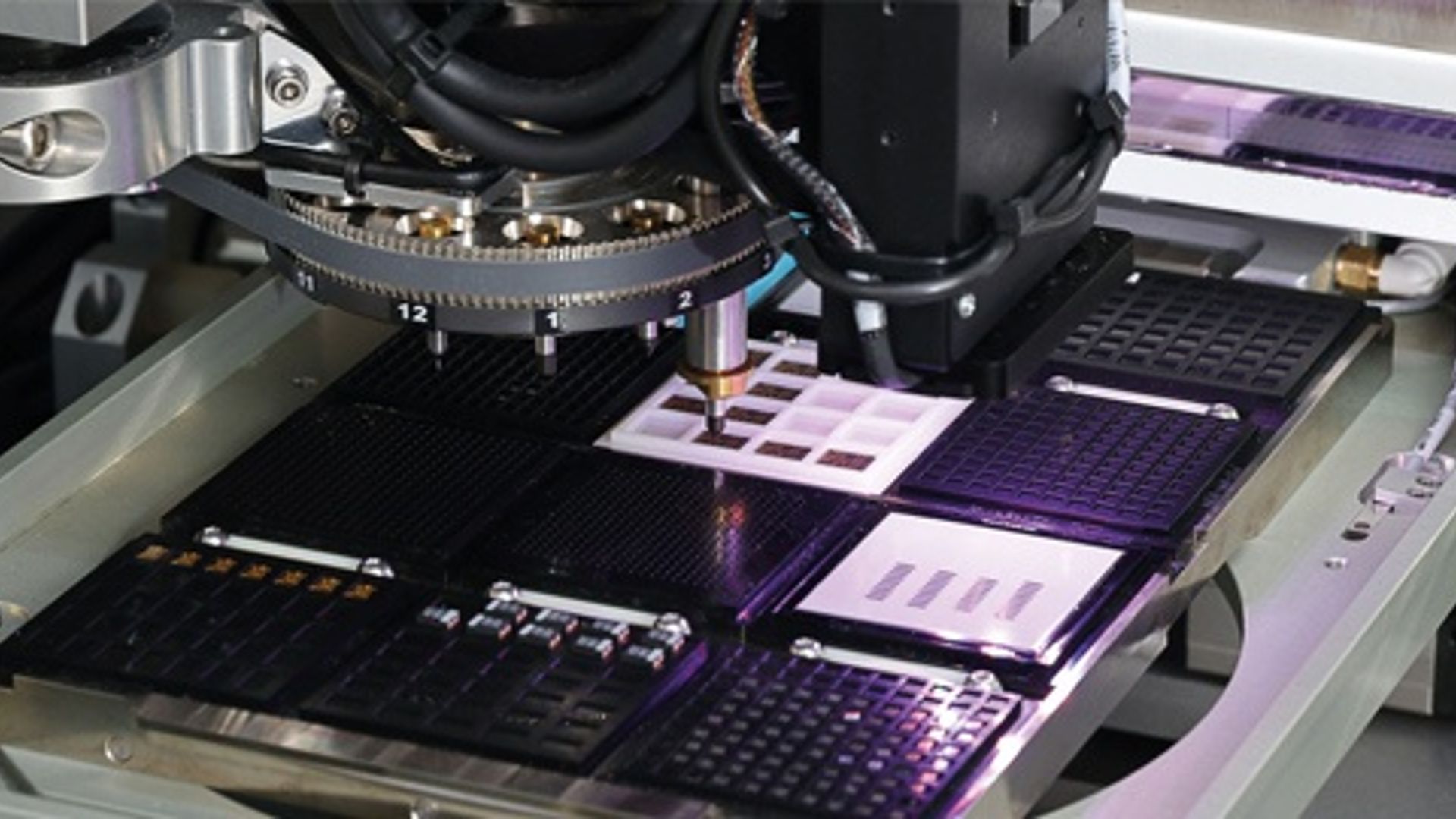 MRSI-S-HVM waffle pack, Gel-Pak® on wafer table adaptor