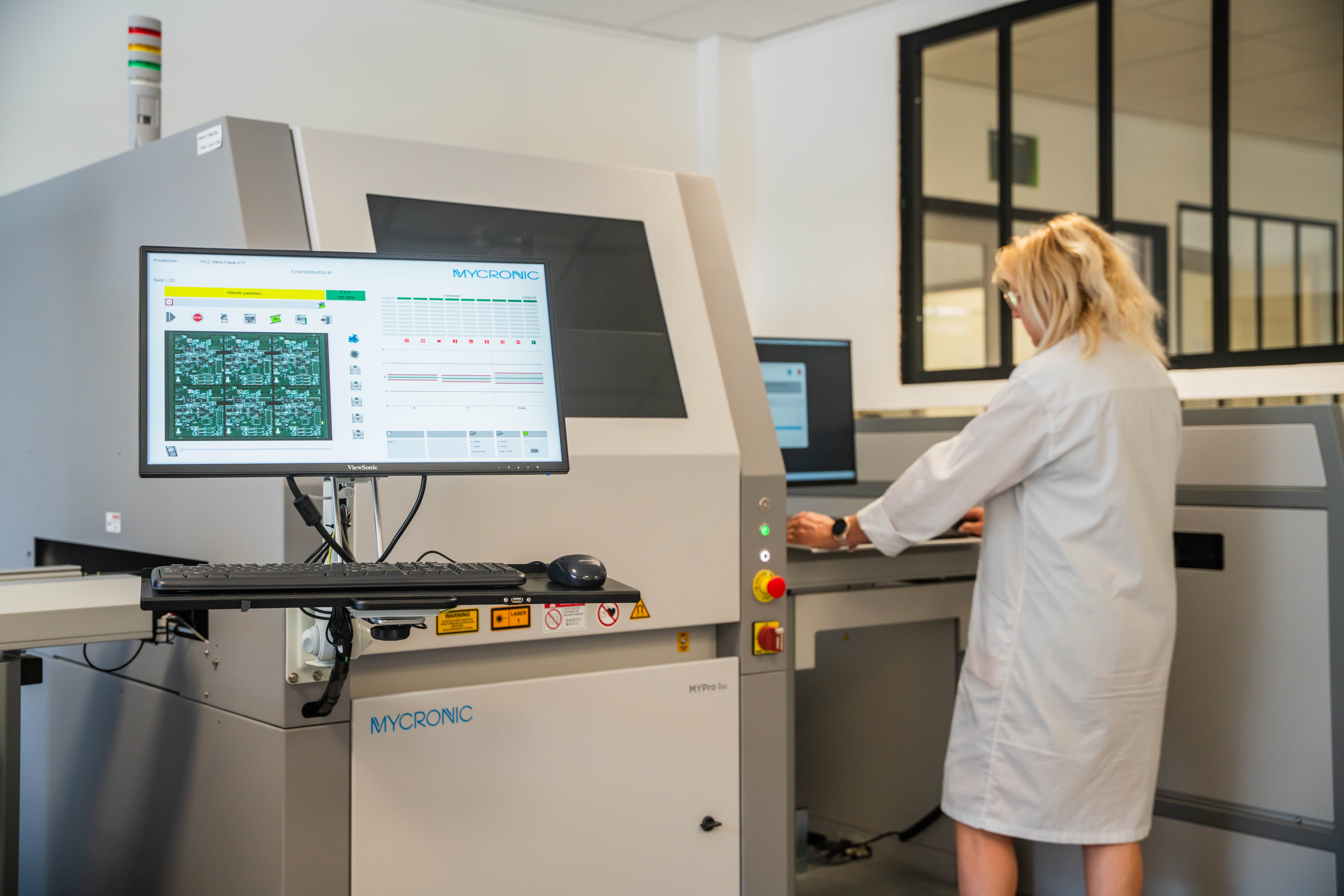 Mycronic MYPro I50 post-reflow 3D AOI inspection system 