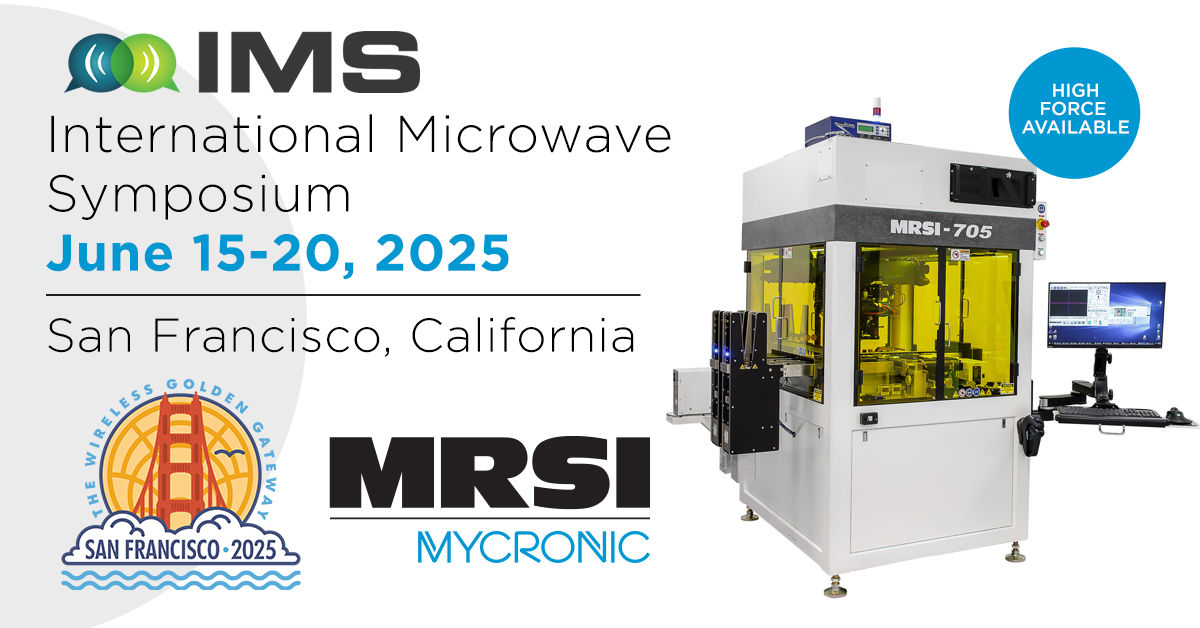 MRSI Mycronic International Microwave Symposium Banner Image