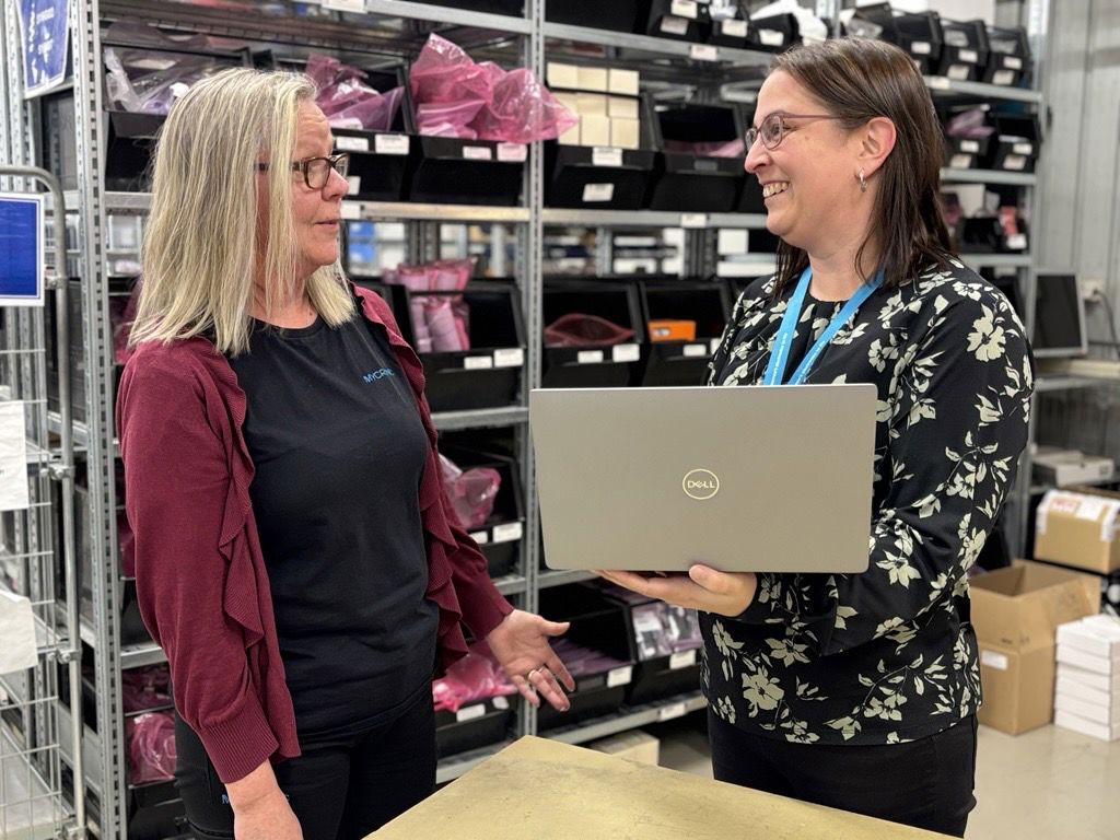 SMT logistics team at Mycronic