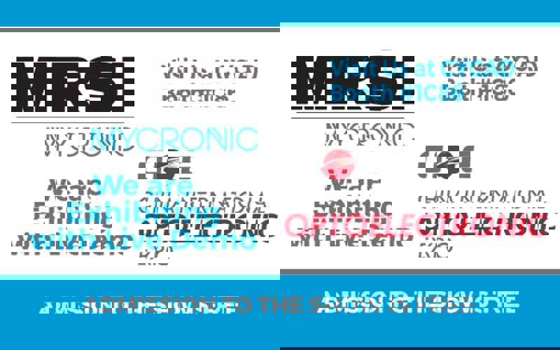 MRSI Mycronic CIOE 2019