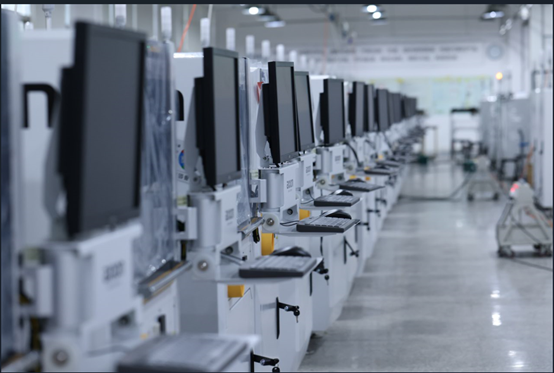 Axxon Mycronic assembly line